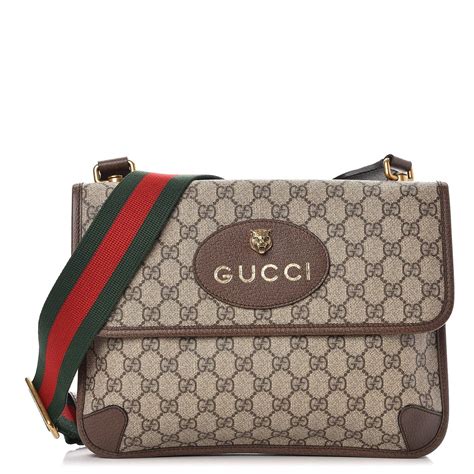 gucci gg supreme messenger bag replica|Gucci monogram Messenger bag.